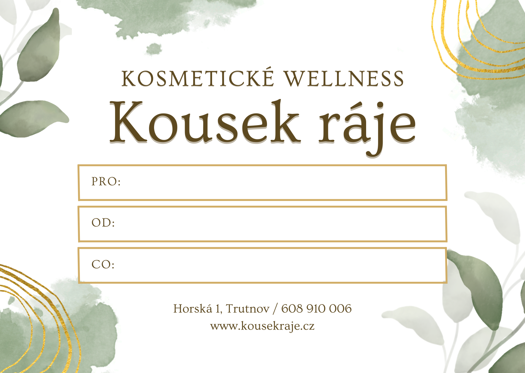 Dárková poukázka 2-2