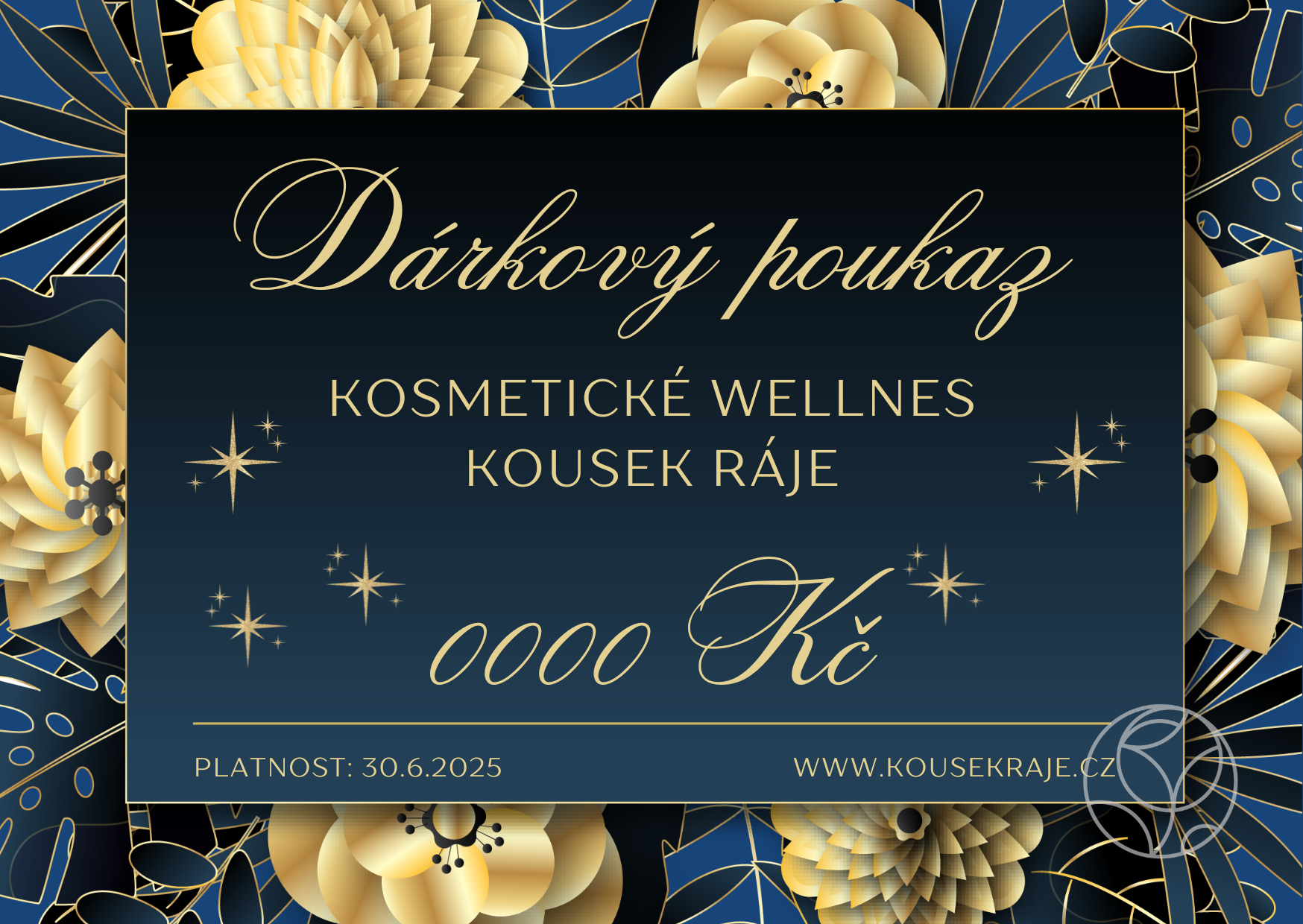 Barevná vánoční poukázka